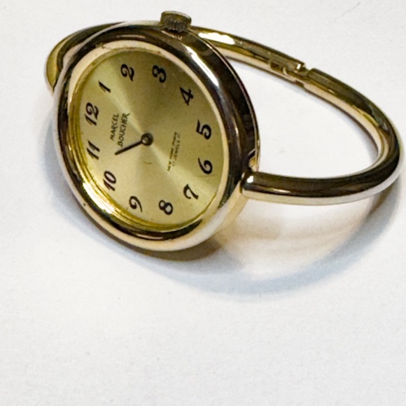 Vintage Marcel Boucher New York Paris Women's Mechanical Gold Plated Watch - 7” - Picture 3 of 3